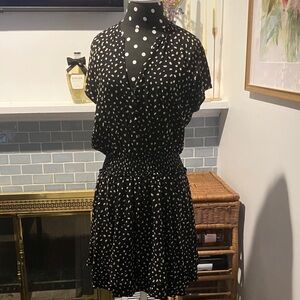 Rails Black and White Polka Dot Mini Dress